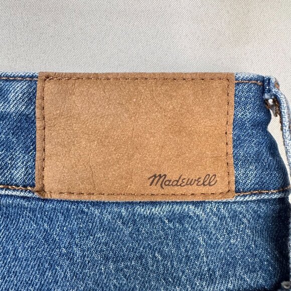 Madewell The Curvy Perfect Vintage Wide Leg Crop Jeans Cresslow Wash Size 30 - Picture 7 of 15